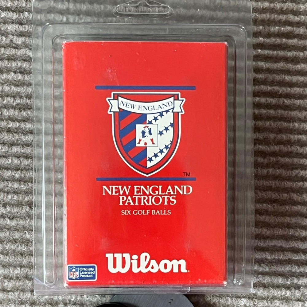 Wilson NFL New England Patriots New York Jets Golf Balls 6 Pack Vintage New‎